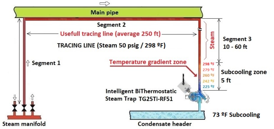 Steam tracing line in industrial installation - image 3